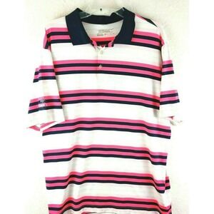 Nike Tour Performance Mens Golf Polo Shirt Strped XL XLarge
